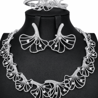 White gold PIERO MILANO set