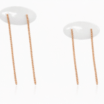 Rose gold minah straight earring