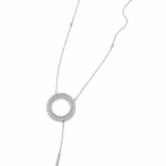 Diamond Double O necklace