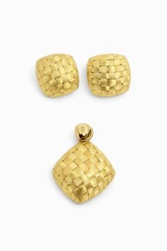 Earrings and Pendant Set